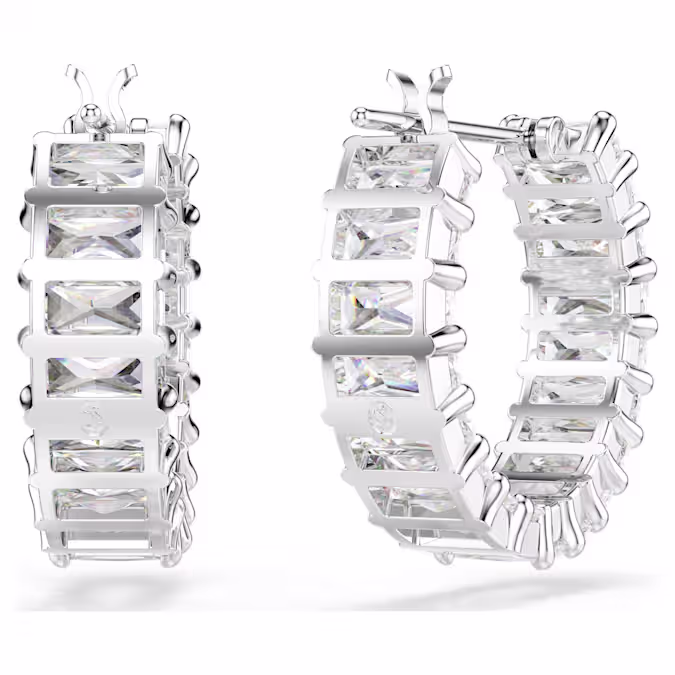 Matrix hoop earrings